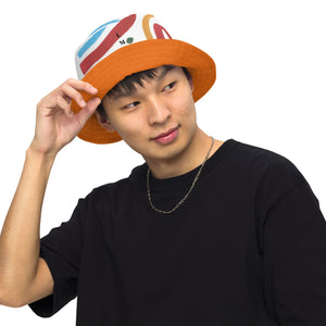 Orange Cove Reversible bucket hat