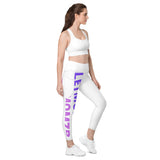 LETMOMZB LOGO Leggings with pockets