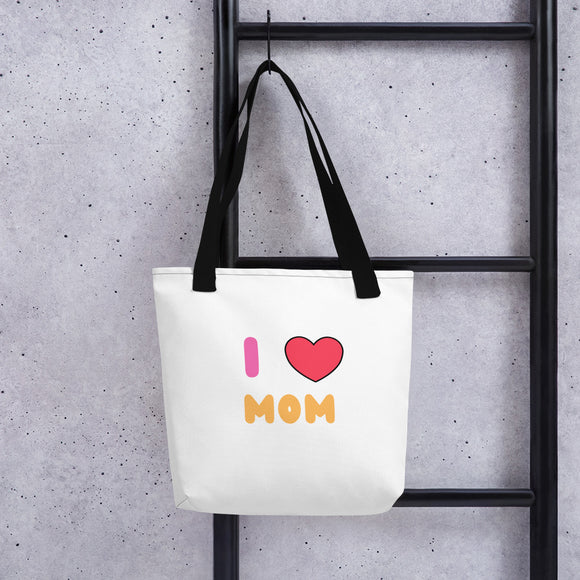I LOVE MOM Tote bag - Letmomzb.com