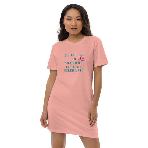 MOTHER'S DAY Organic cotton t-shirt dress - Letmomzb.com