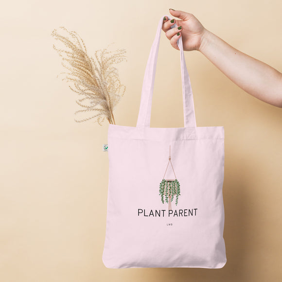 PLANT PARENT Organic fashion tote bag