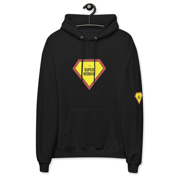 SUPER WOMAN Unisex fleece hoodie - Letmomzb.com